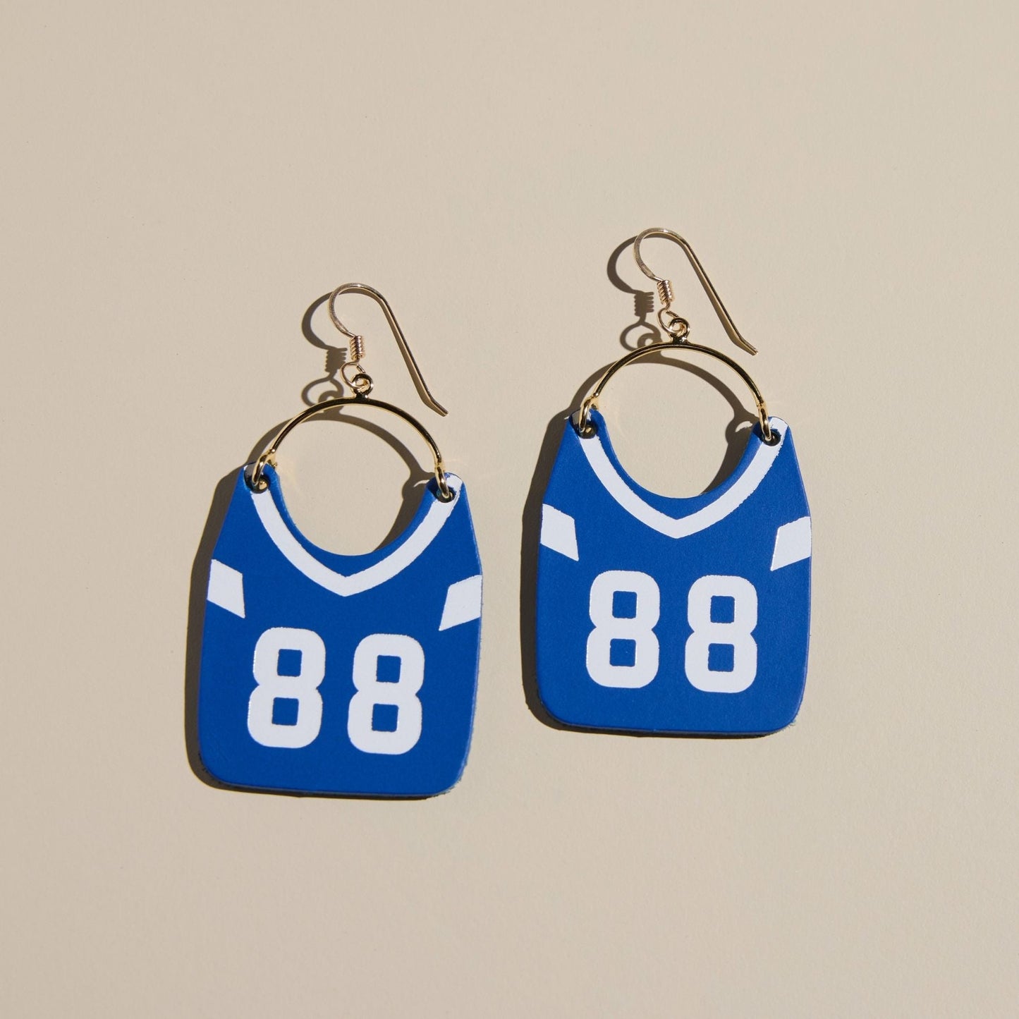 Custom Football Jersey Earrings