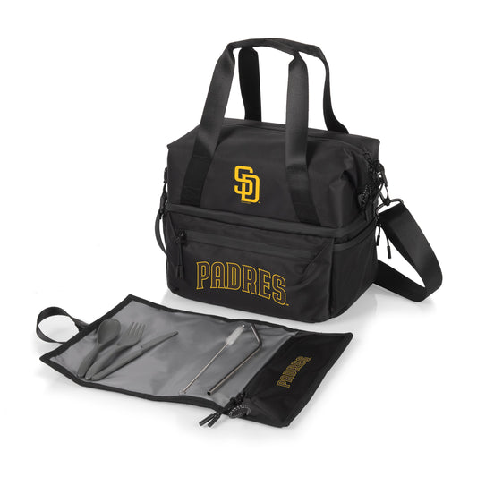 San Diego Padres - Tarana Recycled Lunch Bag Cooler with Utensils