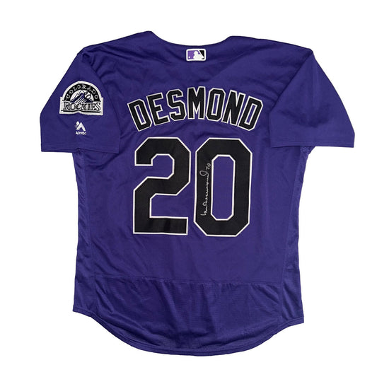 Ian Desmond Autographed Colorado Rockies Jersey