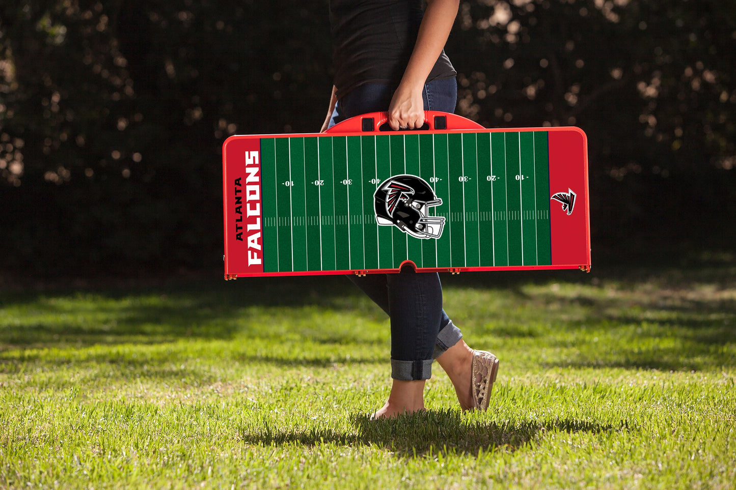 Atlanta Falcons - Picnic Table Portable Folding Table with Seats