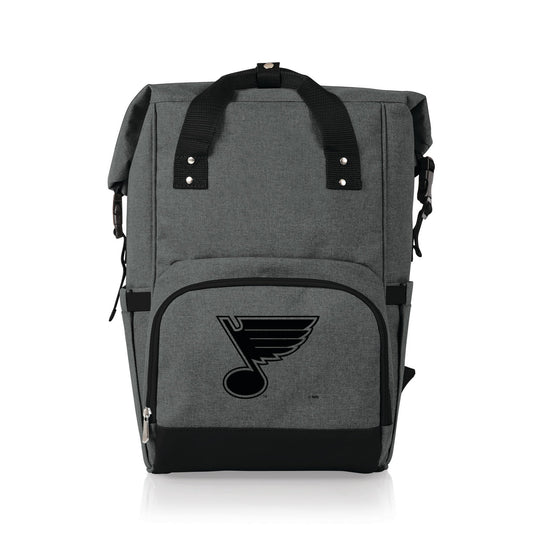 St Louis Blues - On The Go Roll-Top Backpack Cooler
