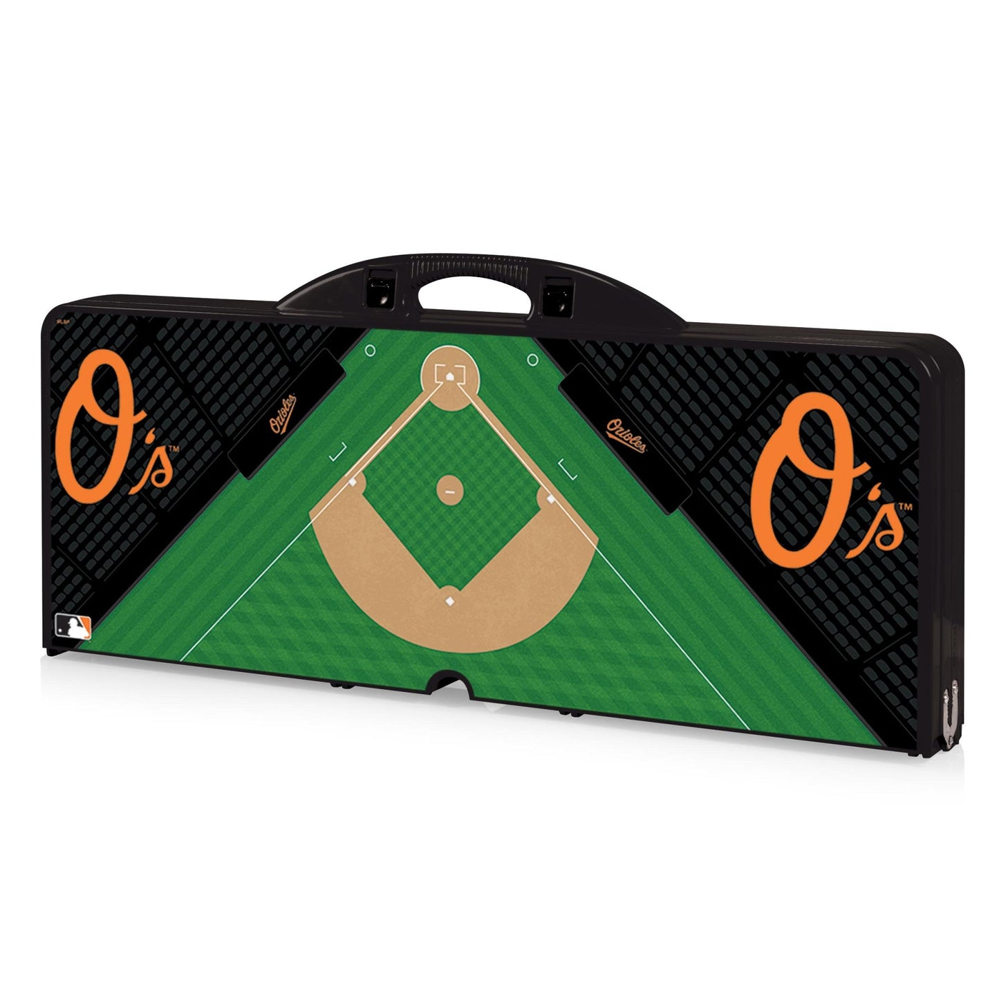 Baltimore Orioles Baseball Diamond - Picnic Table Portable Folding Table with Seats