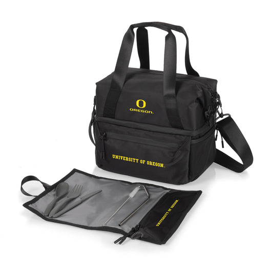 Oregon Ducks - Tarana Recycled Lunch Bag Cooler with Utensils