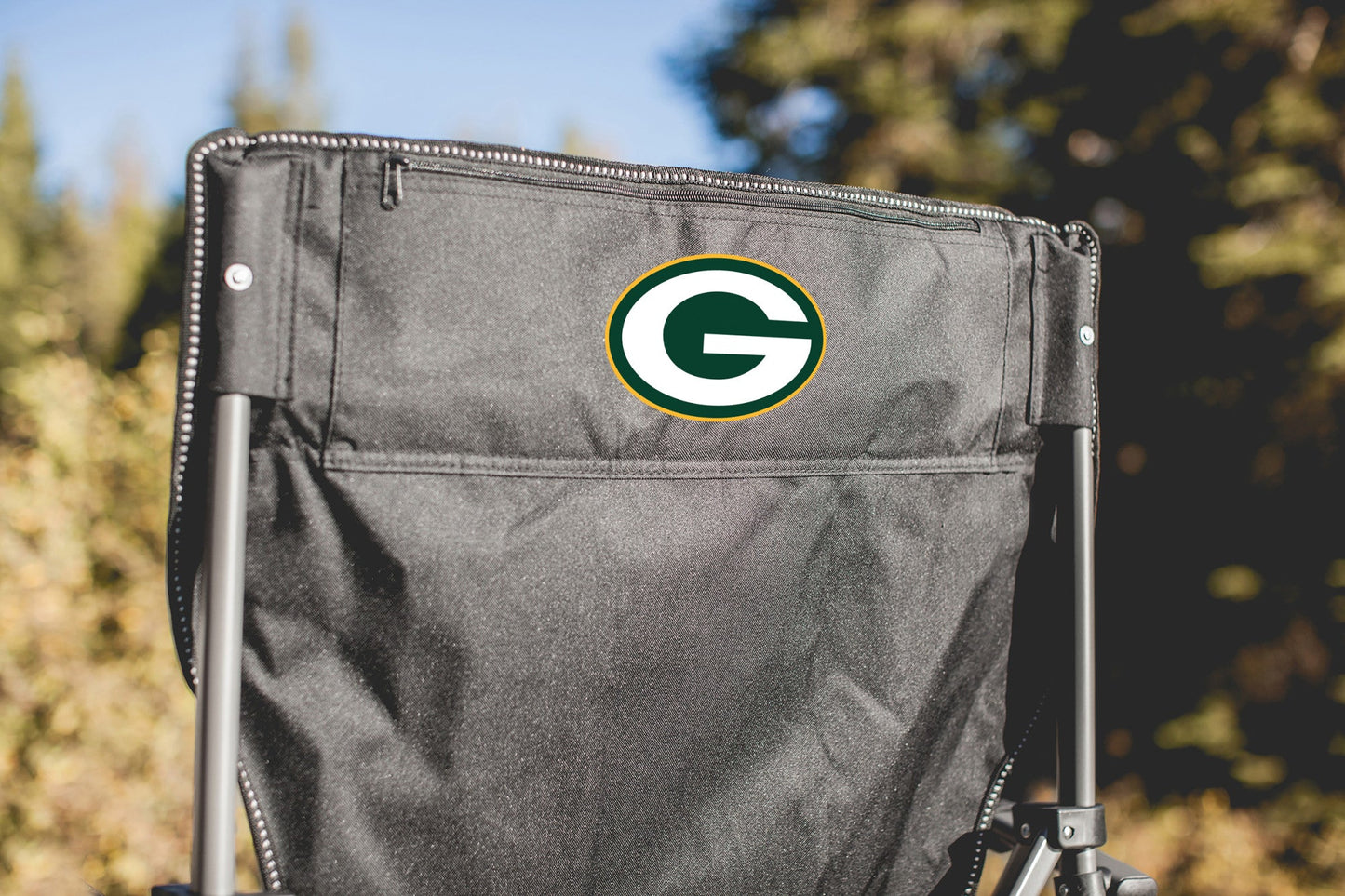 Green Bay Packers Logo - Big Bear XXL Camping Chair with Cooler