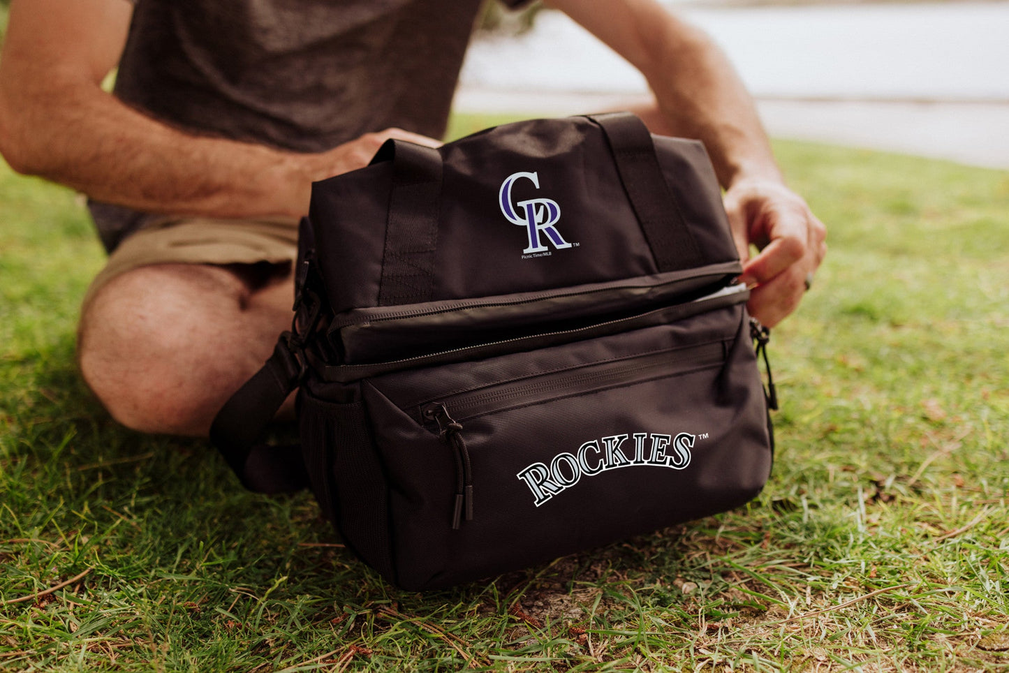 Colorado Rockies - Tarana Recycled Lunch Bag Cooler with Utensils