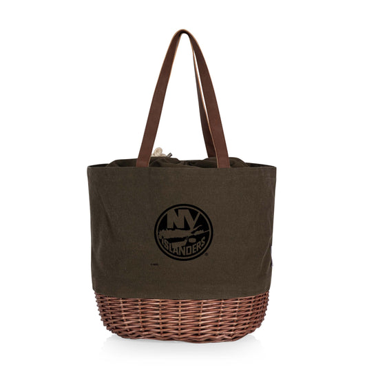 New York Islanders - Coronado Canvas and Willow Basket Tote