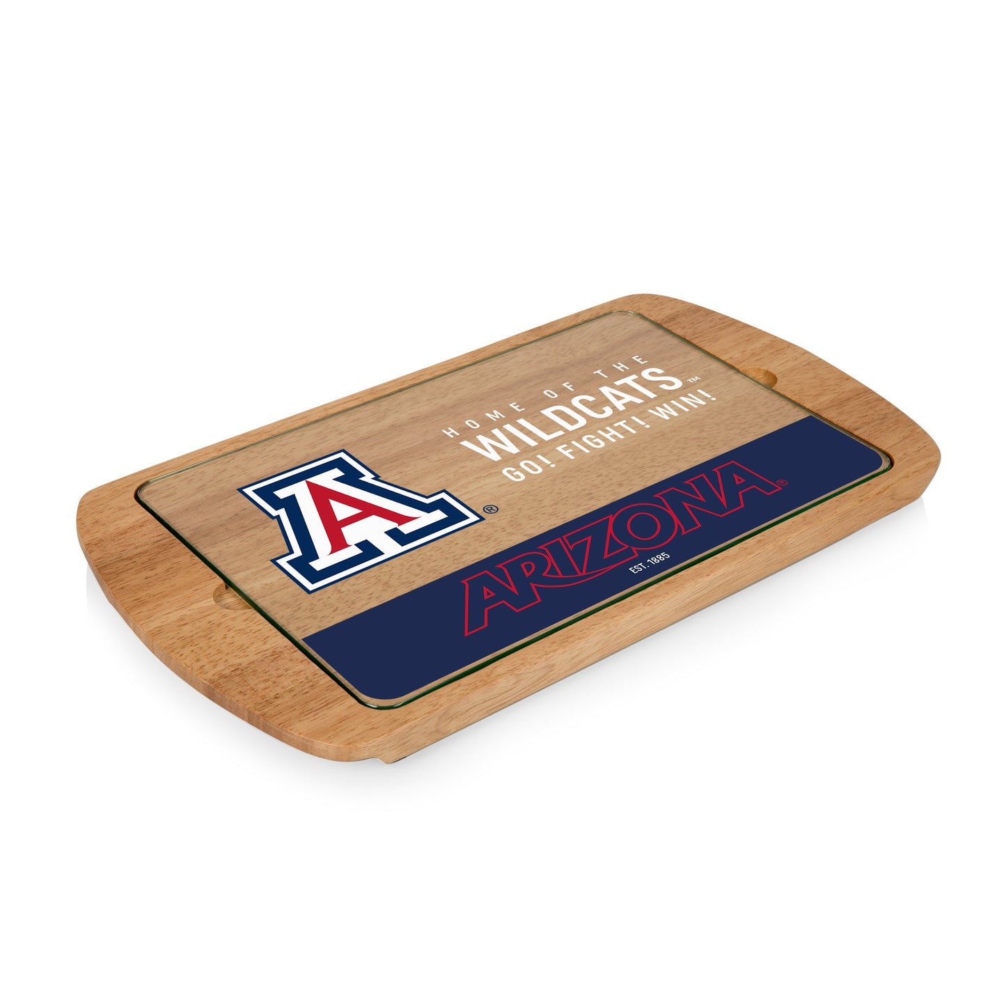 Arizona Wildcats - Billboard Glass Top Serving Tray