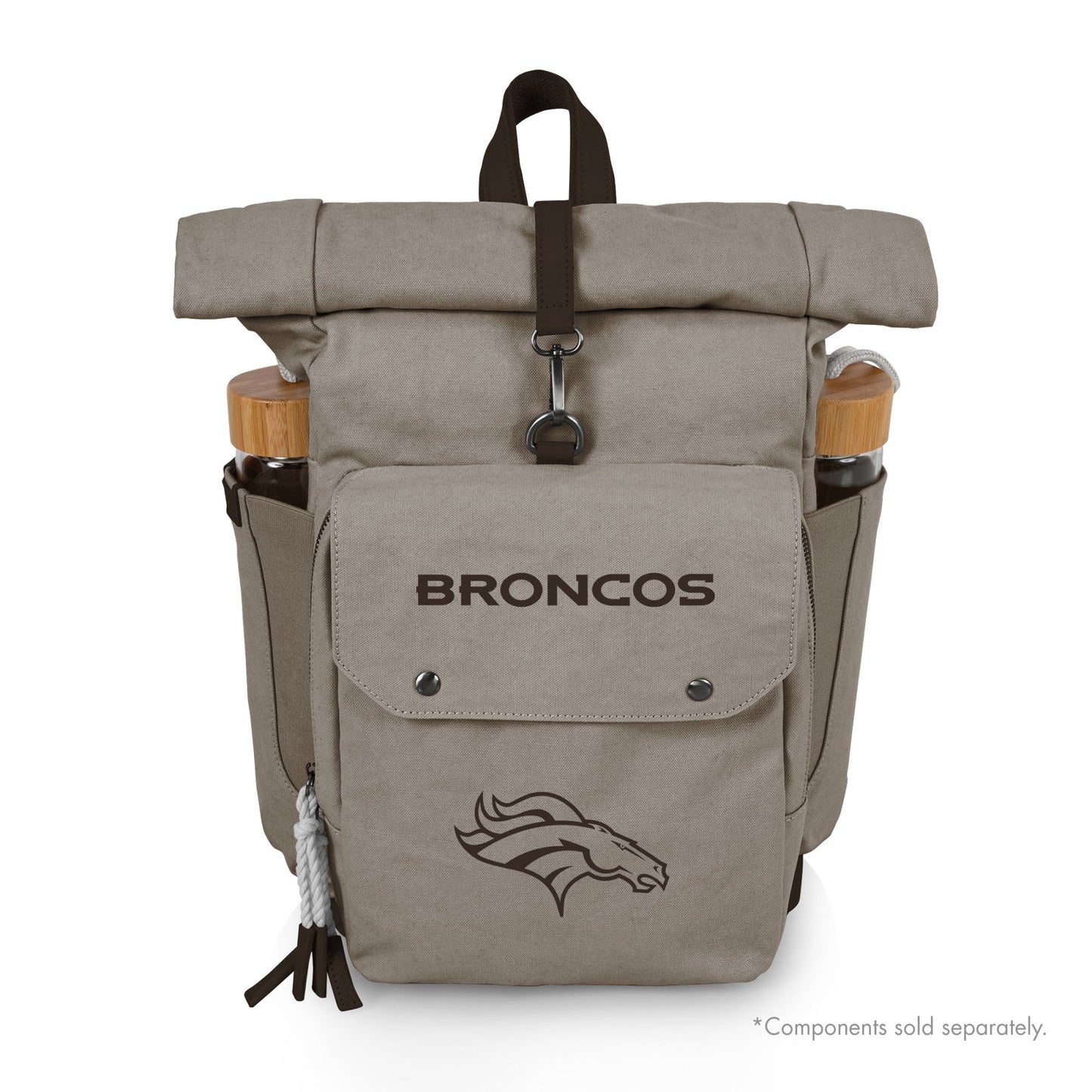 Denver Broncos - Carmel Roll Top Picnic Backpack Cooler