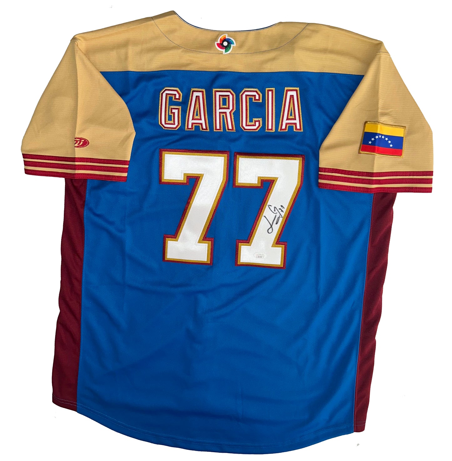 Luis Garcia Autographed WBC Team Venezuela Jersey JSA COA Houston Astros