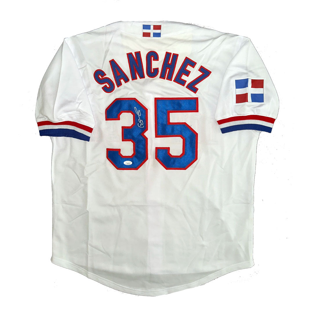 Gary Sanchez Autographed Custom WBC Dominican Republic Jersey JSA COA Padres