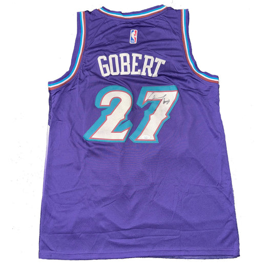 Rudy Gobert Autographed Utah Jazz Jersey JSA COA