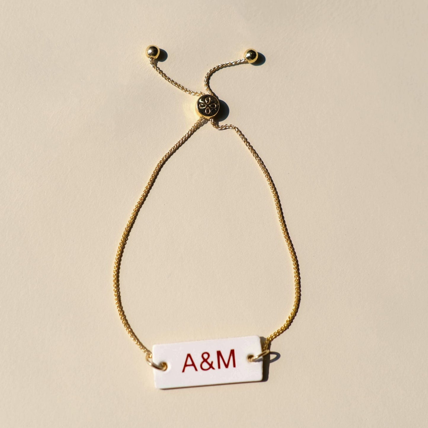 Gold Custom ID Bolo Bracelet