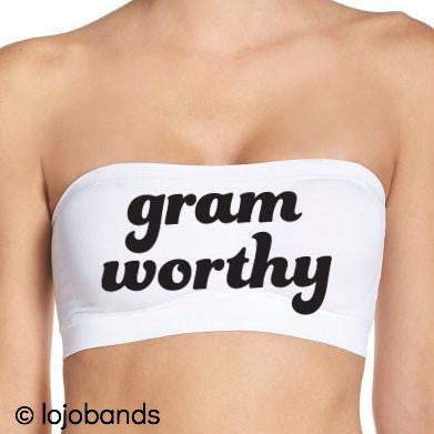 Gram Worthy White Bandeau Top