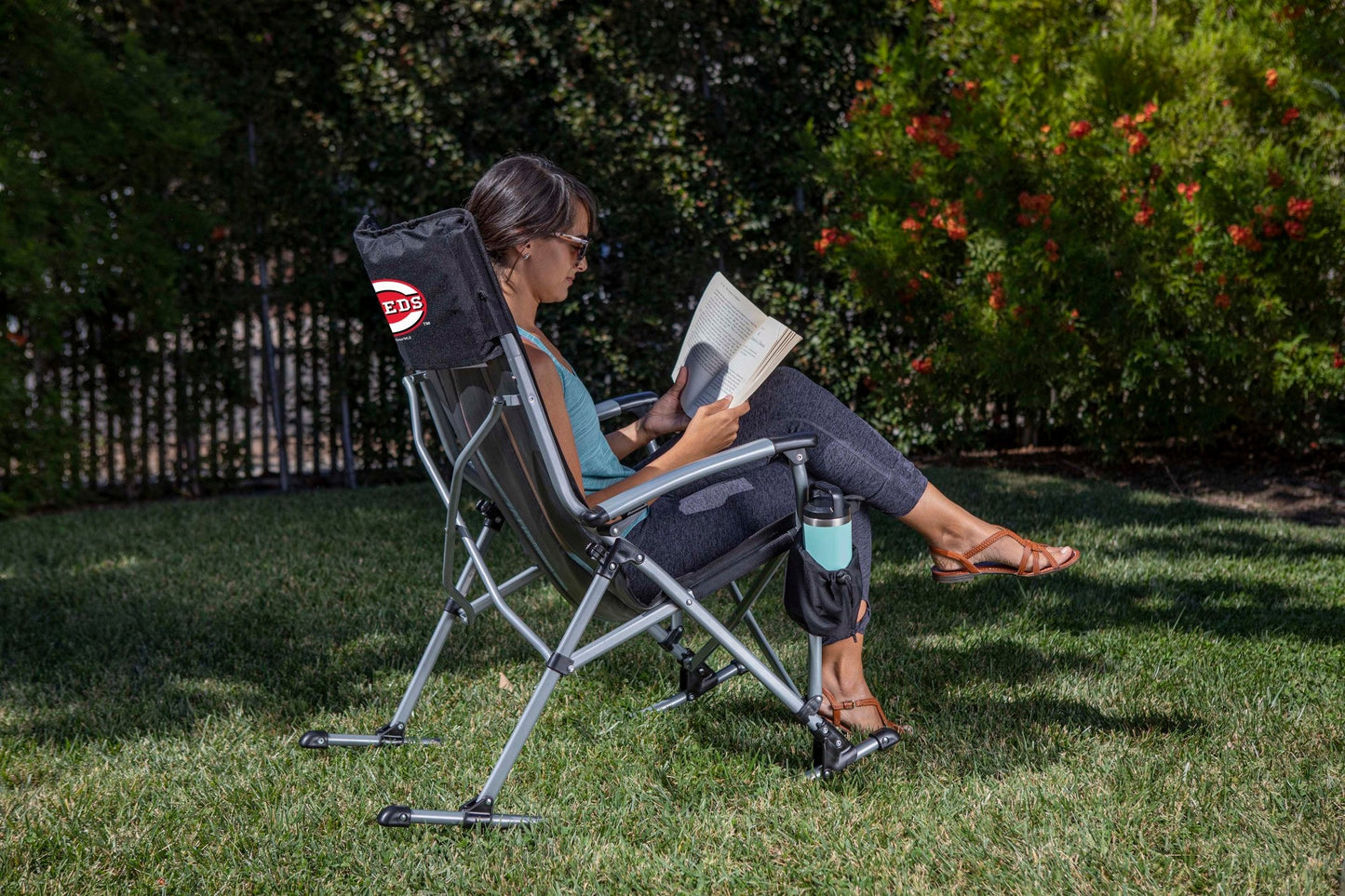 Cincinnati Reds - Outdoor Rocking Camp Chair