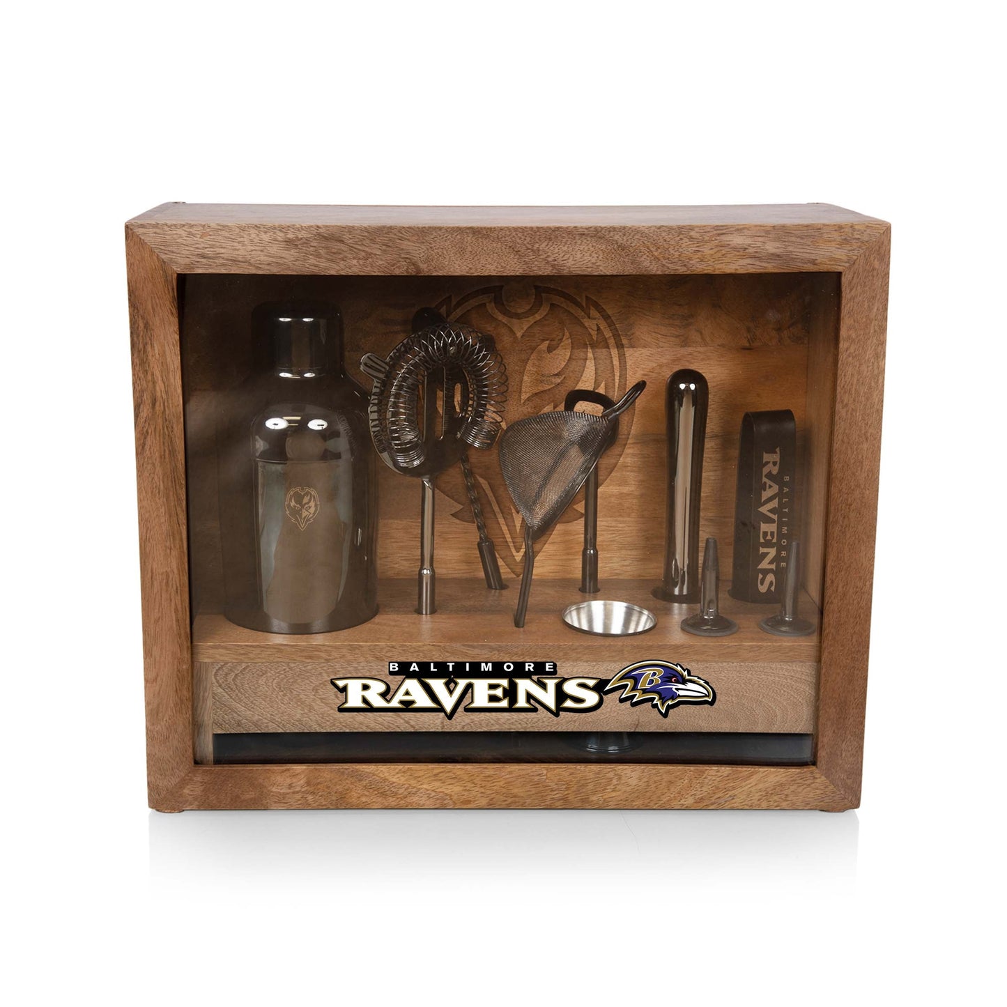 Baltimore Ravens - Old Fashioned Bar Set