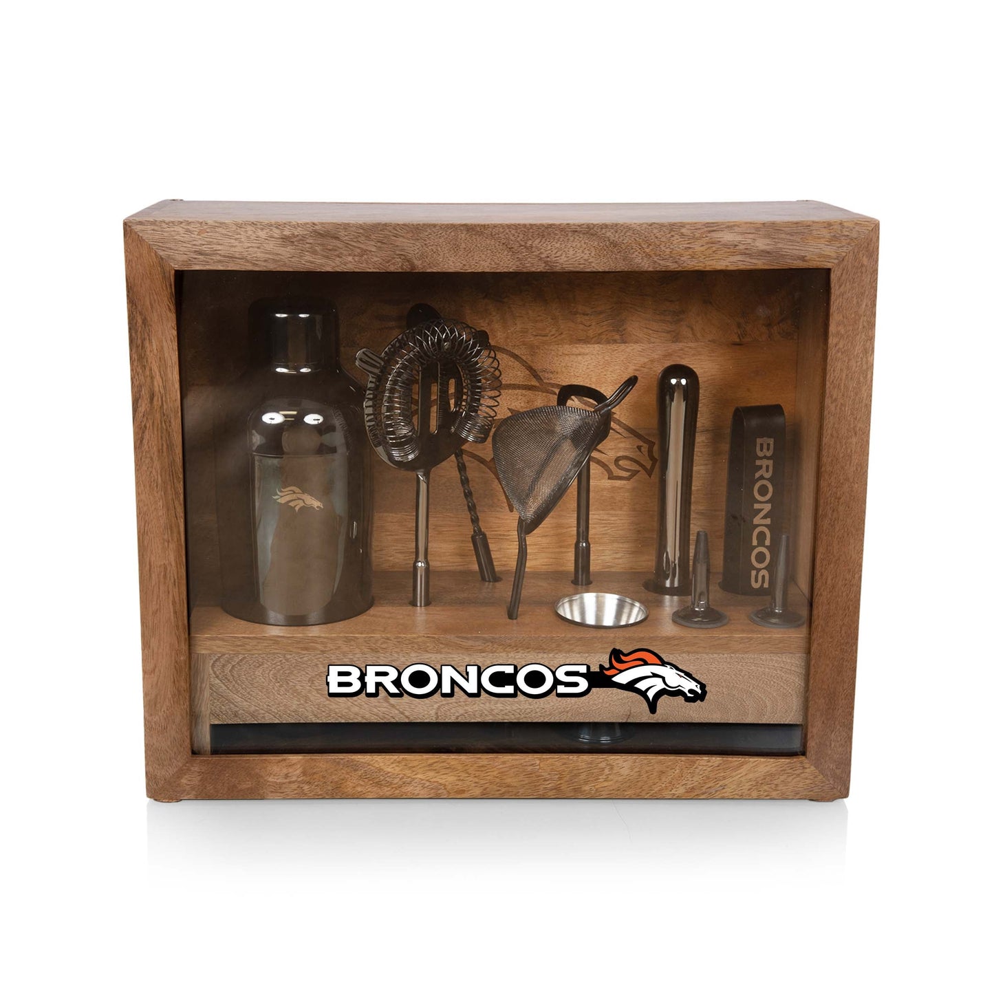 Denver Broncos - Old Fashioned Bar Set