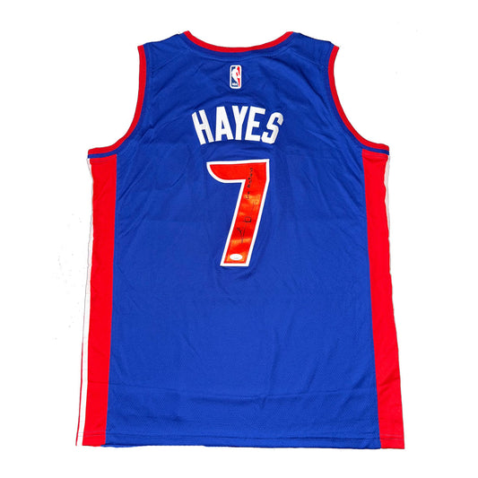 Killian Hayes Autographed Detroit Pistons Jersey JSA COA