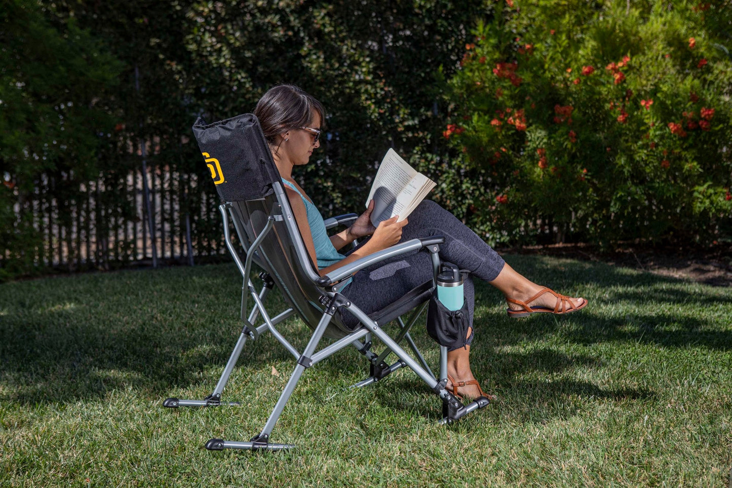 San Diego Padres - Outdoor Rocking Camp Chair