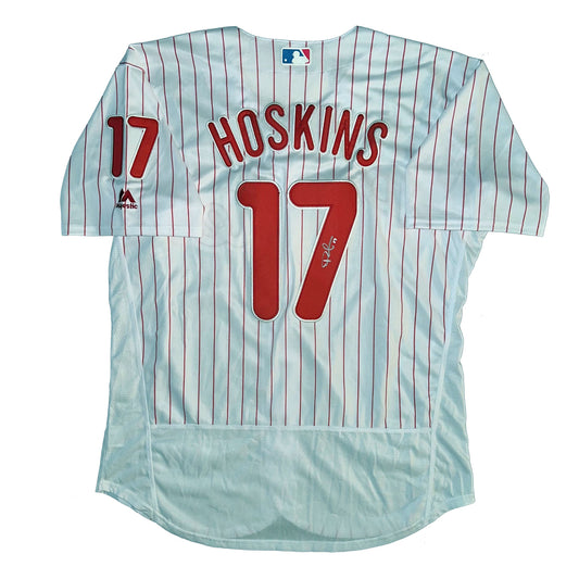 Rhys Hoskins Autographed Philadelphia Phillies Jersey