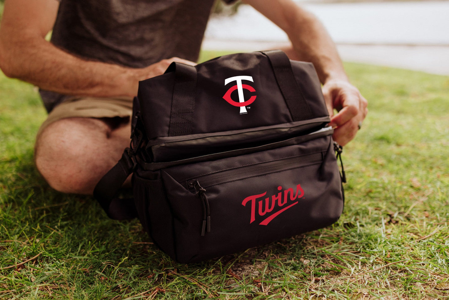 Minnesota Twins - Tarana Recycled Lunch Bag Cooler with Utensils