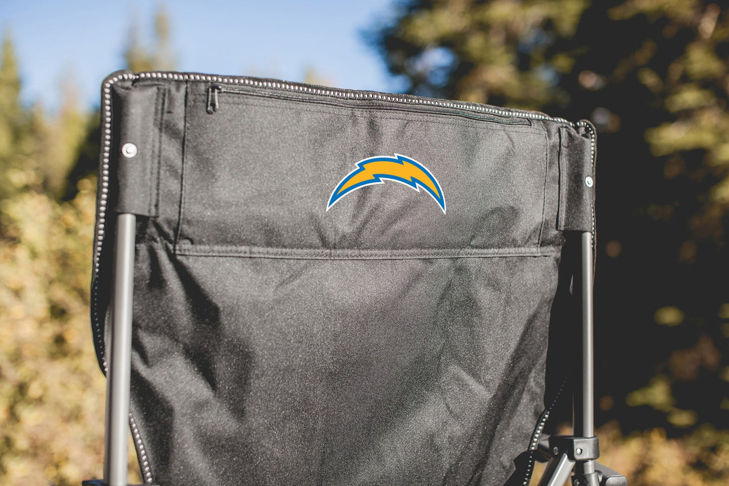 Los Angeles Chargers Logo - Big Bear XXL Camping Chair with Cooler