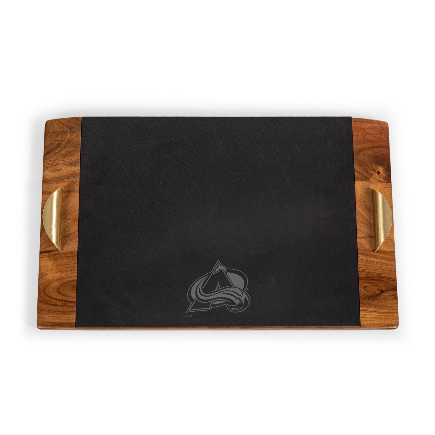 Colorado Avalanche - Covina Acacia and Slate Serving Tray