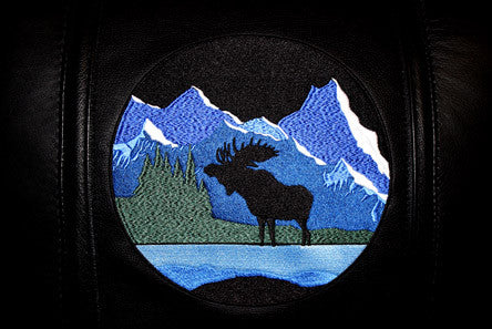 Moose Mountain Scene Logo Panel