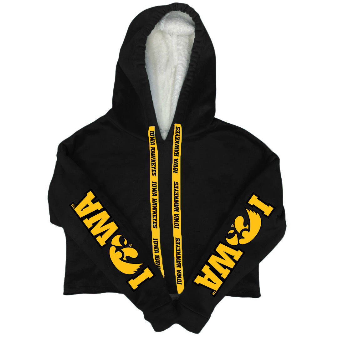 Iowa Hawkeyes Varsity Furry Hoodie
