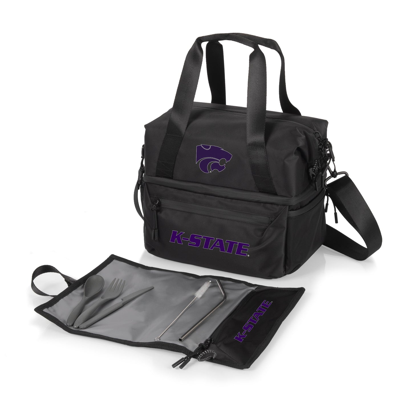 Kansas State Wildcats - Tarana Recycled Lunch Bag Cooler with Utensils