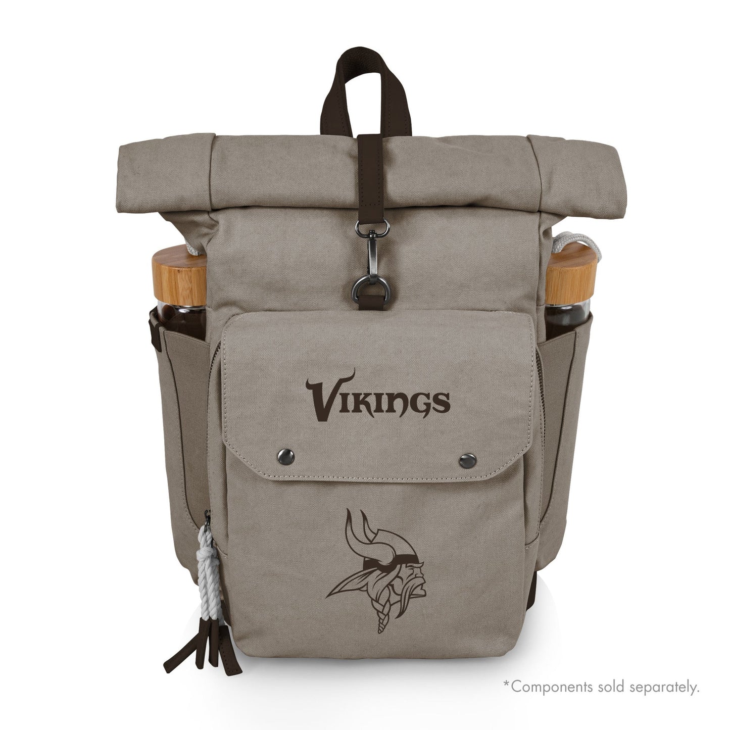 Minnesota Vikings - Carmel Roll Top Picnic Backpack Cooler