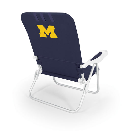 Michigan Wolverines - Monaco Reclining Beach Backpack Chair