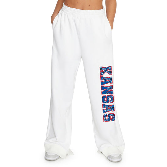 Kansas Jayhawks Bandana Flare Sweatpants