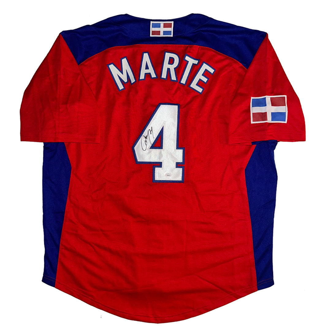 Ketel Marte Autographed WBC Dominican Republic Jersey JSA COA Arizona D-Backs