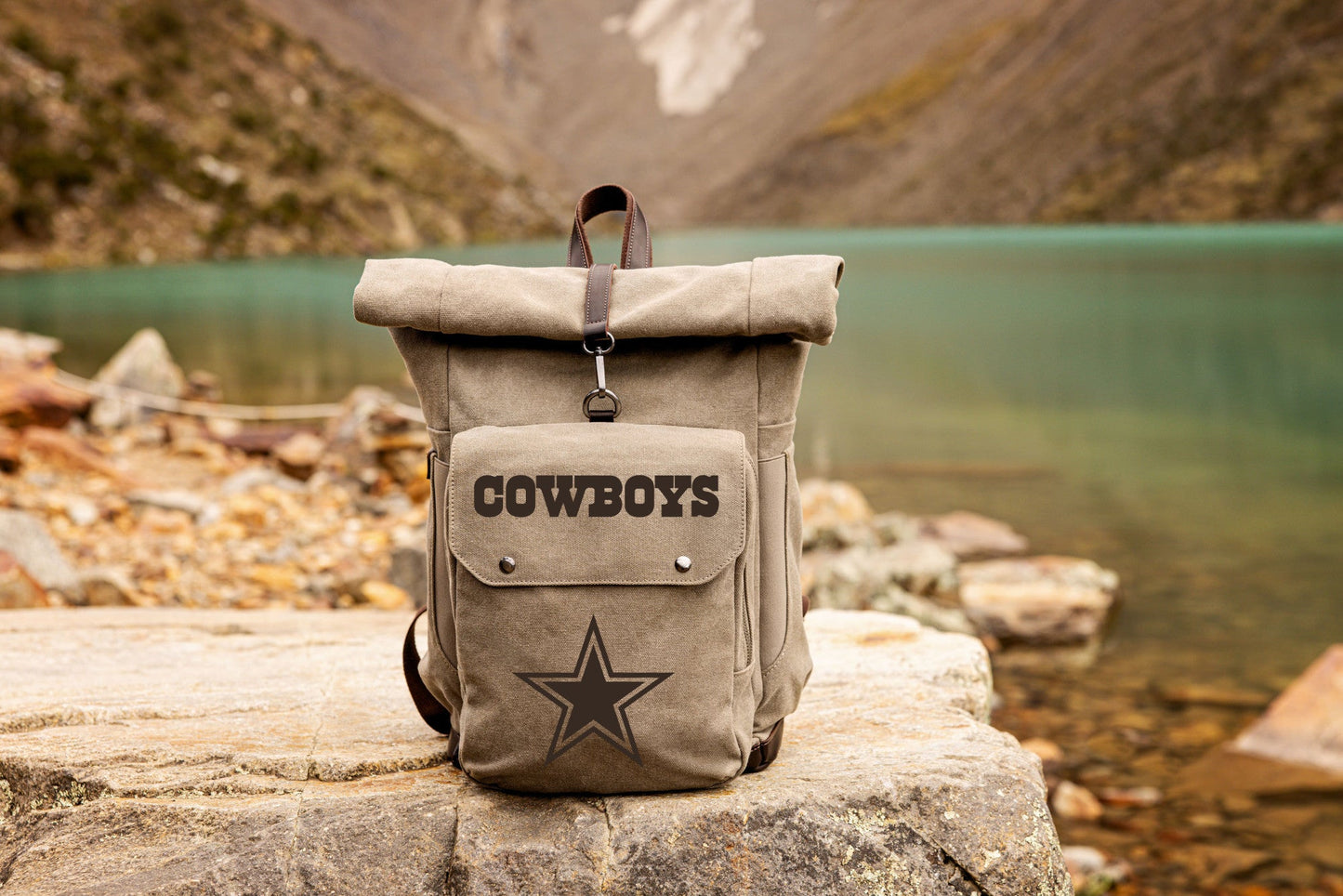 Dallas Cowboys - Carmel Roll Top Picnic Backpack Cooler