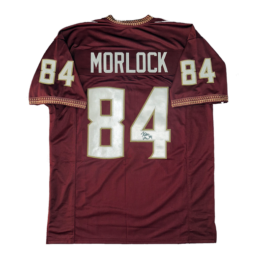 Kyle Morlock Autographed Custom Florida State Seminoles Garnett Jersey