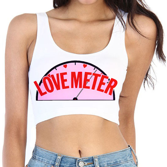 Love Meter Crop Tank Top