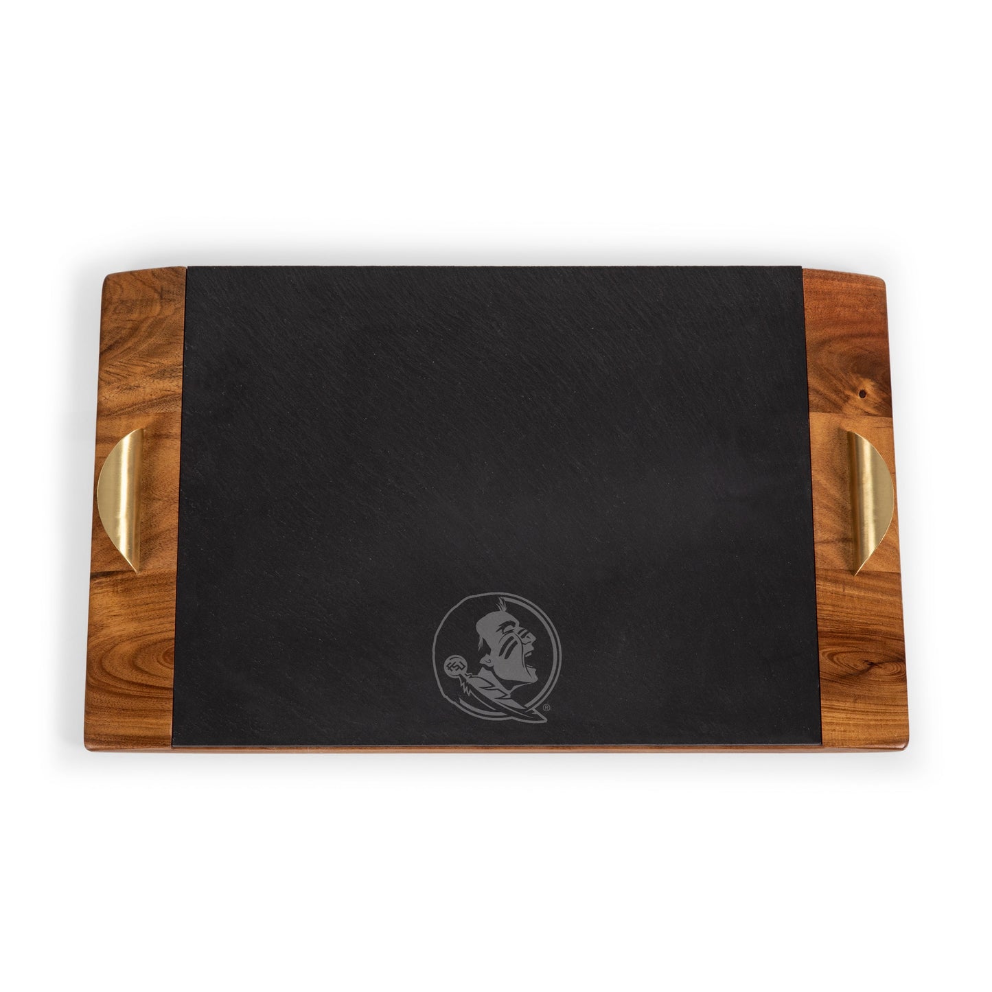 Florida State Seminoles - Covina Acacia and Slate Serving Tray