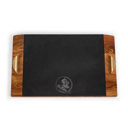 Florida State Seminoles - Covina Acacia and Slate Serving Tray