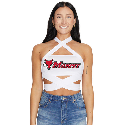 Marist White Multi Way Bandeau Top