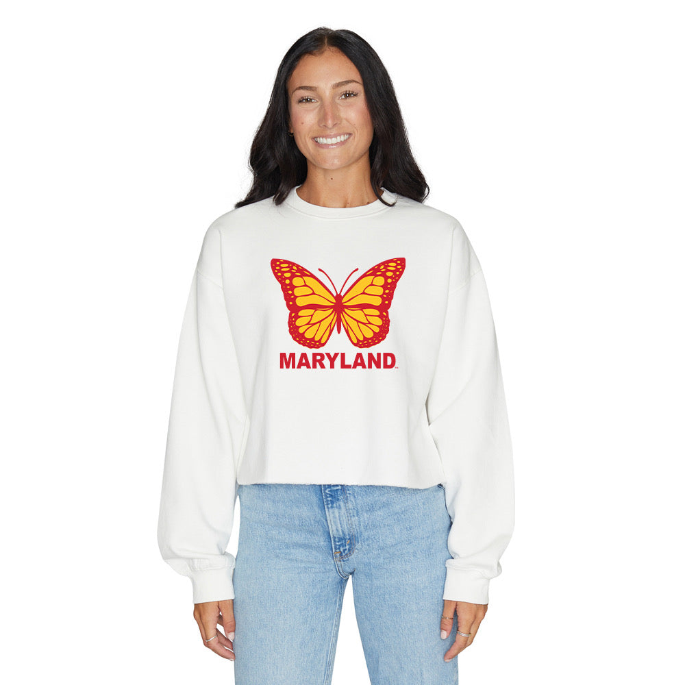 Maryland Terps Butterfly Crewneck