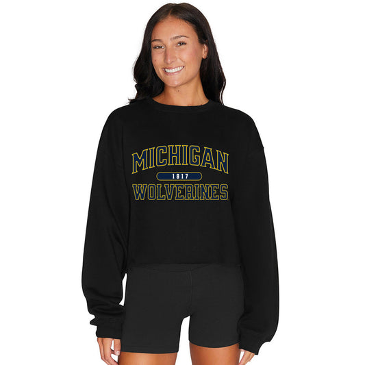 University of Michigan Black Crewneck