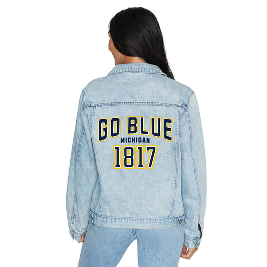 University of Michigan Go Blue Denim Jacket