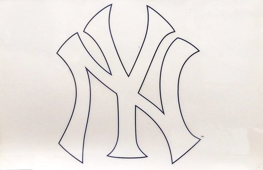 New York Yankees 18 Inch Jumbo Static Cling Decal Auto Home Window Baseball