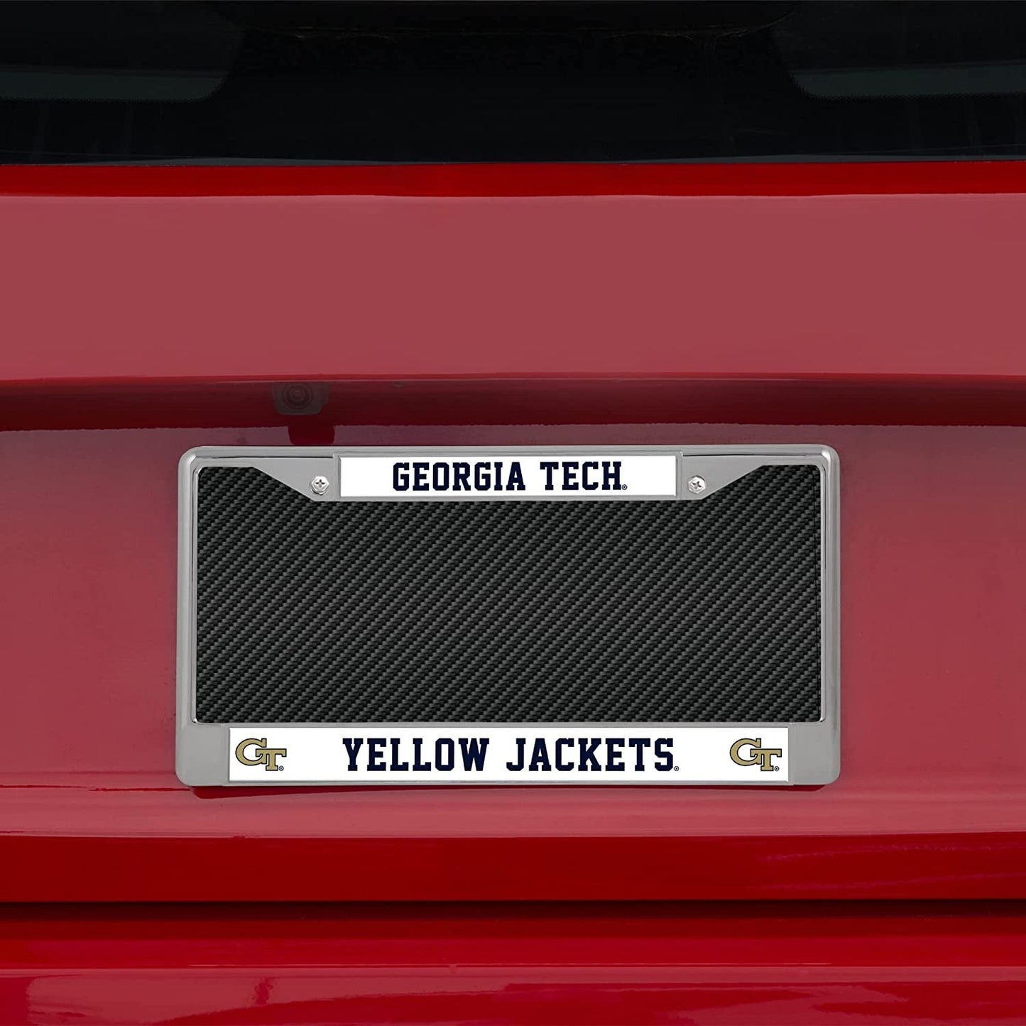 Kansas City Chiefs 3 Time Super Bowl Champions Metal License Plate Frame Chrome Tag Cover