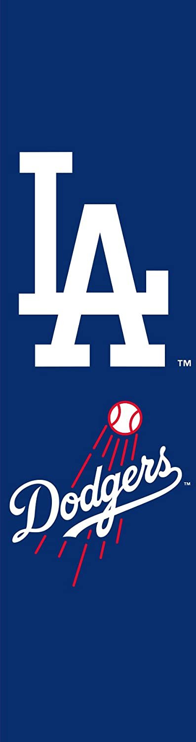 Los Angeles Dodgers Door Banner Flag, 84 x 24 Inch, Elastic Straps on Back, House or Office