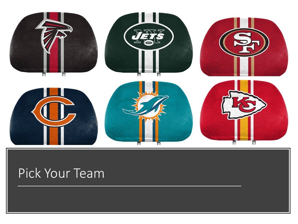 San Francisco 49ers Premium Pair of Auto Head Rest Covers, Full Color Printed, Elastic, 10x14 Inch