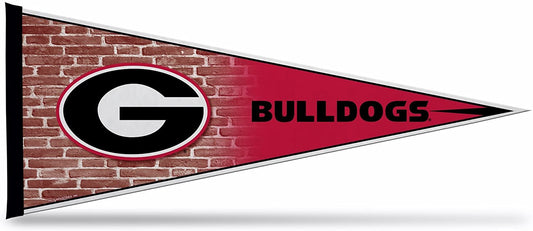 University of Georgia Bulldogs Soft Felt Pennant, Campus Design, 12x30 Inch, Easy To Hang