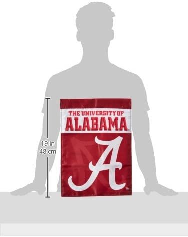 University of Alabama Crimson Tide Premium Garden Flag Banner, Double Sided, 13x18 Inch