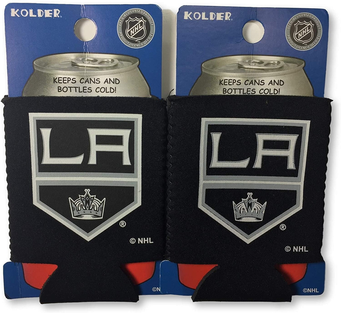 Los Angeles Kings Pair of 12oz Drink Can Cooler Insulated Neoprene Beverage Holder