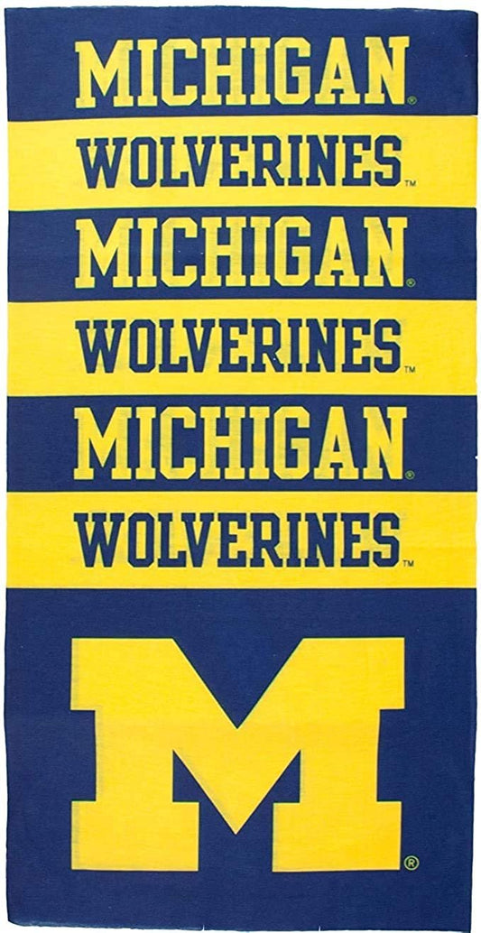 University of Michigan Wolverines Bandana Superdana Ninja Face Mask Neck Gaiter